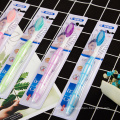 Latest private label plastic handle audlt toothbrush